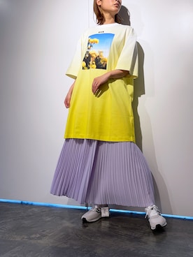 「MSGM（エムエスジーエム）のアイテム」を使った、HARU.さん（レディース・157cm）の冬コーディネート