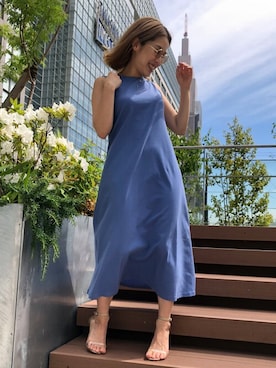 「DRWCYS（ドロシーズ）のアイテム（ワンピース/ドレス）」を使った、MAYUKOさん（レディース・156cm）の春コーディネート