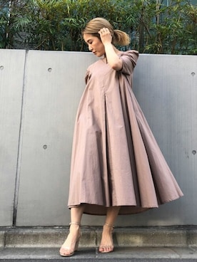 「DRWCYS（ドロシーズ）のアイテム（ワンピース/ドレス）」を使った、MAYUKOさん（レディース・156cm）の夏コーディネート