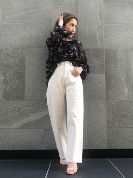 「DRWCYS（ドロシーズ）のアイテム」を使った、MAYUKOさん（レディース・156cm）の夏コーディネート