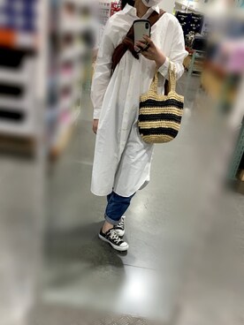 「Francfranc（フランフラン）のアイテム（トートバッグ）」を使った、mAさん（レディース・155cm）の春コーディネート