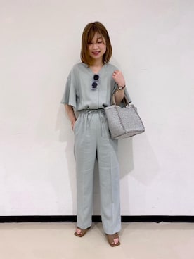 「UNITED ARROWS（ユナイテッドアローズ）のアイテム（サロペット/オーバーオール）」を使った、Rui Asaiさん（レディース・155cm）の春コーディネート