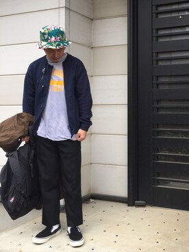 花柄ハット のメンズ人気ファッションコーディネート Wear