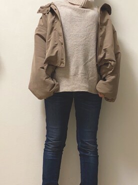 domi𓃰 さん（レディース・157cm）の冬コーディネート