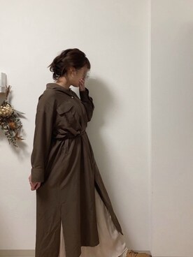 domi𓃰 さん（レディース・157cm）の春コーディネート