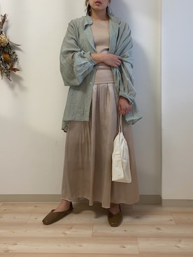 domi𓃰 さん（レディース・157cm）の春コーディネート