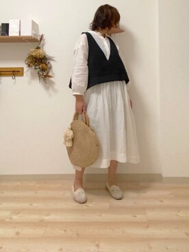 domi𓃰 さん（レディース・157cm）の春コーディネート