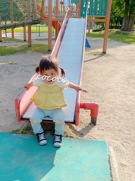 domi𓃰 さん（キッズ・70cm）の夏コーディネート