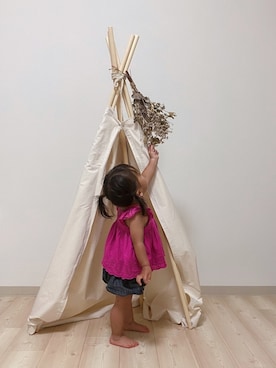 domi𓃰 さん（キッズ・80cm）の秋コーディネート