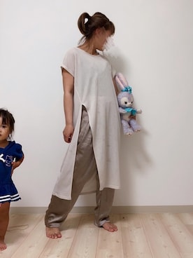 「CFT.（シフト）のアイテム（ワンピース/ドレス）」を使った、domi𓃰 さん（レディース・157cm）の秋コーディネート