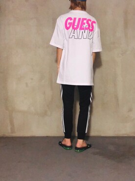 Guess（ゲス）の「【GUESS×WIND AND SEA】OVERSIZE SS TEE（Tシャツ ...