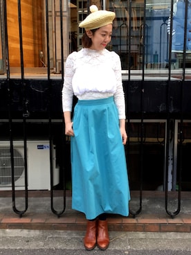 「MIYAO（ミヤオ）のアイテム」を使った、Aileenさん（レディース・159cm）の冬コーディネート