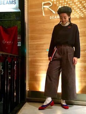 「ORCIVAL（オーシバル）のアイテム」を使った、Aileenさん（レディース・160cm）の秋コーディネート