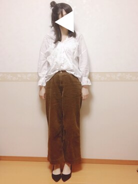 「アイテム（ピアス（両耳用））」を使った、𝕎‌*☻さん（レディース・167cm・20代）の秋コーディネート