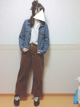 「アイテム（ピアス（両耳用））」を使った、𝕎‌*☻さん（レディース・167cm・20代）の秋コーディネート