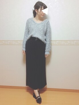 「アイテム（ピアス（両耳用））」を使った、𝕎‌*☻さん（レディース・167cm・20代）の秋コーディネート