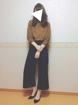 「アイテム（ピアス（両耳用））」を使った、𝕎‌*☻さん（レディース・167cm・20代）の秋コーディネート