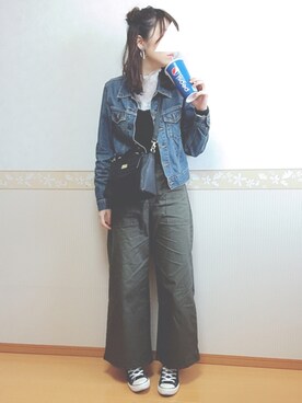 「アイテム（ピアス（両耳用））」を使った、𝕎‌*☻さん（レディース・167cm・20代）の春コーディネート