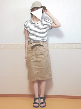 𝕎‌*☻さん（レディース・167cm）の夏コーディネート