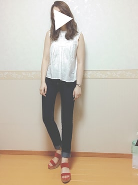 「アイテム（ピアス（両耳用））」を使った、𝕎‌*☻さん（レディース・167cm・20代）の夏コーディネート