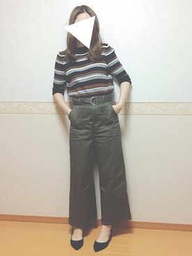 「アイテム（ピアス（両耳用））」を使った、𝕎‌*☻さん（レディース・167cm・20代）の秋コーディネート