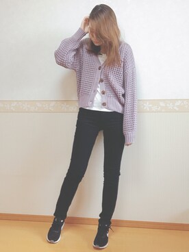 「アイテム（ピアス（両耳用））」を使った、𝕎‌*☻さん（レディース・167cm・20代）の秋コーディネート