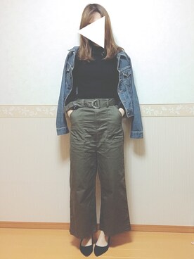 「アイテム（ピアス（両耳用））」を使った、𝕎‌*☻さん（レディース・167cm・20代）の秋コーディネート