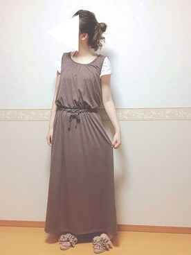 「夢展望（ユメテンボウ）のアイテム（ワンピース/ドレス）」を使った、𝕎‌*☻さん（レディース・167cm）の秋コーディネート