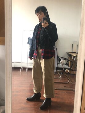「H&M（エイチ・アンド・エム）のアイテム（ブーティ）」を使った、Will    Huさん（レディース・165cm）の春コーディネート