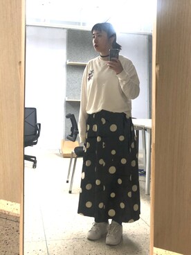「H&M（エイチ・アンド・エム）のアイテム（パーカー）」を使った、Will    Huさん（レディース・165cm）の春コーディネート