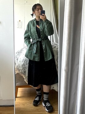 「holiday」｜「アイテム（スニーカー）」を使った、Will    Huさん（レディース・165cm）の春コーディネート