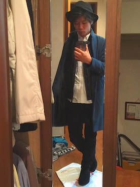 「Ripples（リップルス）のアイテム」を使った、itachuさん（メンズ・172cm）の冬コーディネート