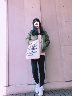 Kazumi Hoさん（レディース・164cm）の春コーディネート