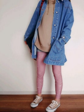 「DANSKIN（ダンスキン）のアイテム」を使った、maさん（レディース・162cm）の冬コーディネート