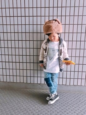 kotaroさん（キッズ・90cm）の秋コーディネート