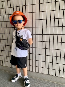 「schott（ショット）のアイテム」を使った、kotaroさん（キッズ・100cm）の春コーディネート