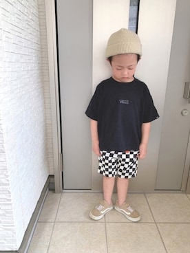 「アイテム（ラッピングキット、グリーン系）」を使った、kotaroさん（キッズ・100cm）の春コーディネート