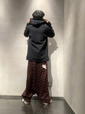 「ROYAL FLASH（ロイヤルフラッシュ）のアイテム（パーカー）」を使った、Yu-m@‼︎さん（メンズ・181cm）の冬コーディネート