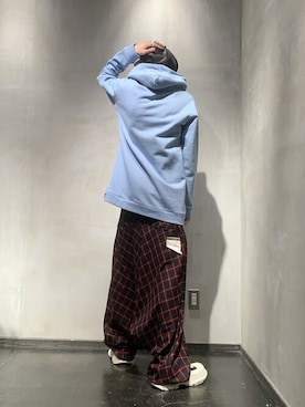 「ROYAL FLASH（ロイヤルフラッシュ）のアイテム（パーカー）」を使った、Yu-m@‼︎さん（メンズ・181cm）の冬コーディネート