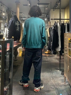 「アイテム（スウェット）」を使った、Yu-m@‼︎さん（メンズ・181cm・20代）の冬コーディネート