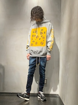 「IN GOLD WE TRUST（インゴールドウィートラスト）のアイテム」を使った、Yu-m@‼︎さん（メンズ・181cm）の冬コーディネート