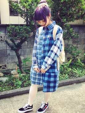 Keisuke Kanda ケイスケカンダ のシャツワンピースを使ったレディース人気ファッションコーディネート Wear