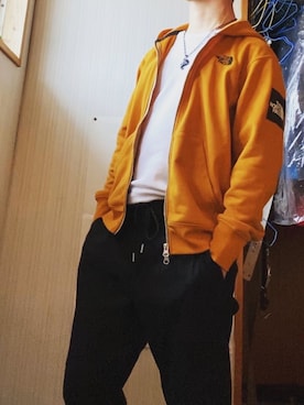 「mellow people（メローピープル）のアイテム」を使った、geeeeen.chanさん（メンズ・163cm）の春コーディネート