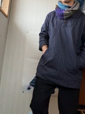 「mellow people（メローピープル）のアイテム」を使った、geeeeen.chanさん（メンズ・163cm）の春コーディネート