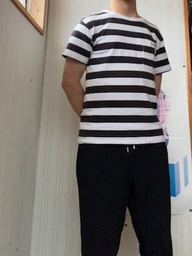 「mellow people（メローピープル）のアイテム」を使った、geeeeen.chanさん（メンズ・163cm）の春コーディネート