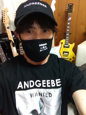 「ANDGEEBEE（アンジービー）のアイテム」を使った、TAKさん（メンズ・170cm）の夏コーディネート