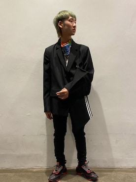 「アイテム（フォーマルスーツ/小物）」を使った、ながさきたいがさん（メンズ・169cm・10代）の秋コーディネート