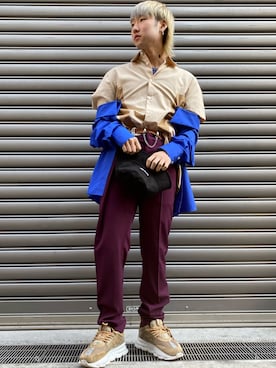 「L.H.P（エルエイチピー）のアイテム（帽子）」を使った、ながさきたいがさん（メンズ・169cm）の冬コーディネート