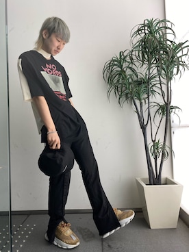 「L.H.P（エルエイチピー）のアイテム（帽子）」を使った、ながさきたいがさん（メンズ・169cm）の春コーディネート