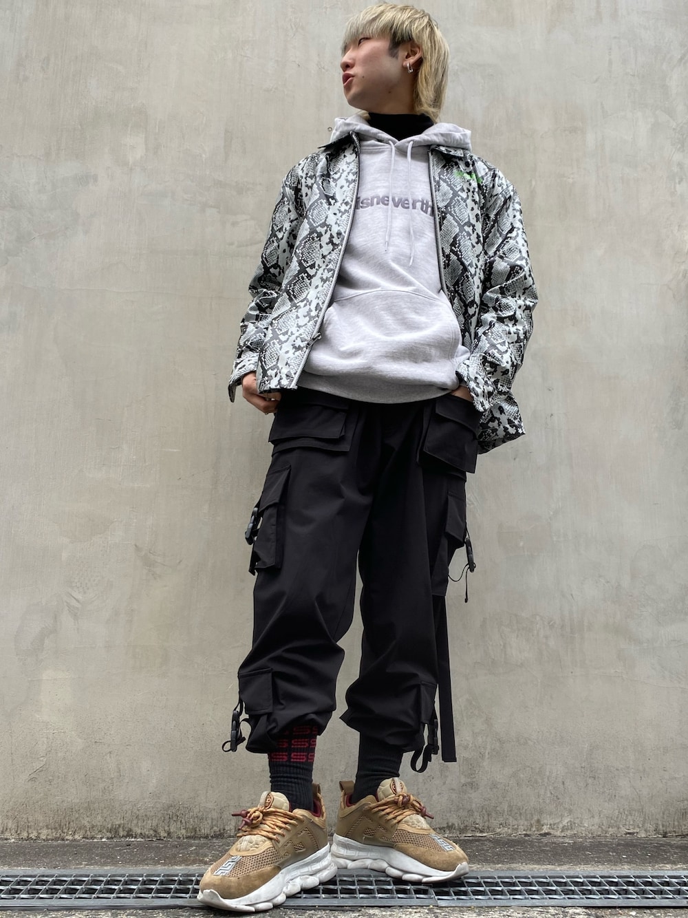 プレジャーズ SNAKESKIN WORK JACKET PLEASURES プレジャーズ SNAKESKIN WORK JACKET